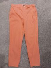 GEORGE LADIES CROPPED TROUSERS,  CORAL, SIZE 10. ELASTICATED WAIST for sale  CARDIFF