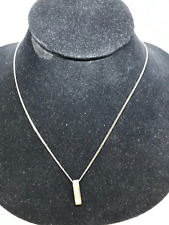 Silver necklace bar for sale  DARTFORD