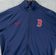 Boston Red Sox Jacket Men Medium Dri-Fit Navy Blue Athletic Full Zip Swoosh NIke, used for sale  Shipping to South Africa