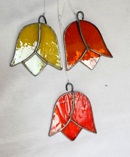 Stained glass tulips. for sale  LLANDRINDOD WELLS