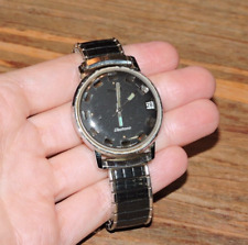 Vintage TIMEX Relógio Retrô Eletrônico Resistente à Água Masculino Preto Peças/Reparo comprar usado  Enviando para Brazil
