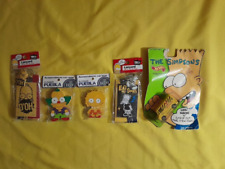 LOTE DE 5 CORDONES DE COLECCIÓN SIMPSON ETIQUETA CHARM HOT WHEELS HOMER FURGONETA NUCLEAR PUZZLE M5 segunda mano  Embacar hacia Argentina