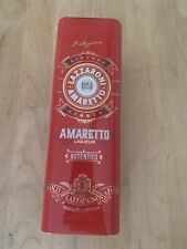 Licor Lazzaroni Amaretto alto lata roja, Saronno, Italia 10,5"" alto x 3,5"" de ancho segunda mano  Embacar hacia Argentina