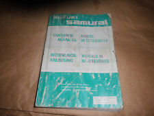 Suzuki samurai betriebsanleitu gebraucht kaufen  Mechernich