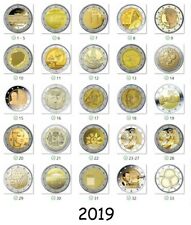 2 Euro 2019 Commemorative Coin-all countries available-birds. til salg  Sendes til Denmark
