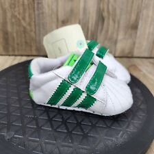 Adidas Kermit talla 6-12m suela suave zapatos para cuna zapatos para bebé segunda mano  Embacar hacia Argentina