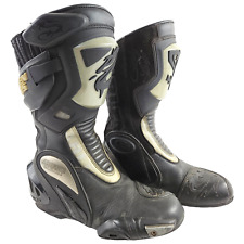 Arlen Ness Mens Black Leather Motorcycle Boots Size UK 8 EU 42 US 9 for sale  Shipping to South Africa