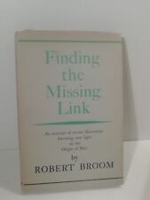 Finding The Missing Link, Robert Broom. 1950 1st Edition Hardcover segunda mano  Embacar hacia Argentina