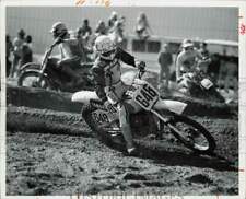 1981 Press Photo 125 cc Pro Class motocross rider at Sunshine Speedway comprar usado  Enviando para Brazil