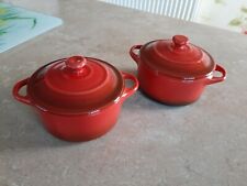 Mini casserole pots for sale  AMMANFORD