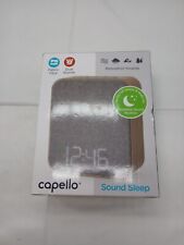 Usado, Relógio de mesa despertador digital Capello Wood Sound Sleep cinza - caixa aberta comprar usado  Enviando para Brazil