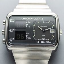 OMEGA SEAMASTER CHRONO-KWARCOWY - VINTAGE CHRONOGRAF LCD - ALBATROS / MONTREAL, używany na sprzedaż  PL