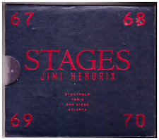 JIMI HENDRIX Stages 4 CD Box Live Stockholm '67 Paris 68 San Diego 69 Atlanta 70, usado comprar usado  Enviando para Brazil