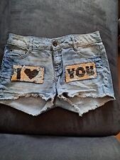 Mädchenshort helle jeans gebraucht kaufen  Sickte