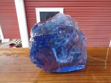 Glass Rock Slag Pretty Clear Sapphire Blue 6.10 lbs LL70 Rocks Landscape Aquariu for sale  Shipping to South Africa