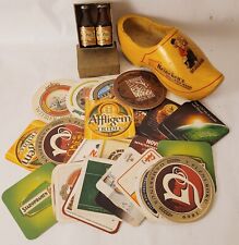 Lote de cajones de chatarra vintage cerveza publicidad posavasadas Heineken zapatos de madera fuerte S&P segunda mano  Embacar hacia Argentina