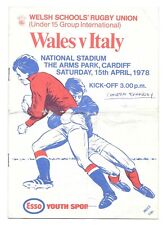 Wales schools italy for sale  CARDIFF