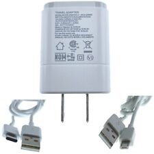 Carregador de parede LG branco MCS-02WRE 5V – 0,85A 2 cabos USB (Tipo-C e Micro B), usado comprar usado  Enviando para Brazil