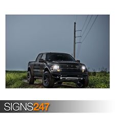 Used, FORD F 150 SVT RAPTOR FRONT (AA572) CAR POSTER - Poster Print Art A0 A1 A2 A3 for sale  WESTCLIFF-ON-SEA