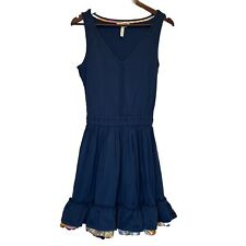Vestido pequeño para mujer Matilda Jane swing tiempo vestido azul con volantes sin mangas DEFECTUOSO, usado segunda mano  Embacar hacia Argentina