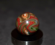 Choice Pick JABO OXBLOOD Swirl Toy Marble Size .718"=23/32"=18.5mm MINT! for sale  Shipping to South Africa