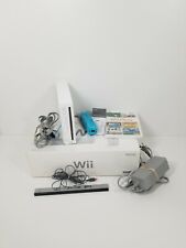 Nintendo Wii Console Branco-Com Wii Motion Plus Controlador Azul Jogo Wii Play comprar usado  Enviando para Brazil