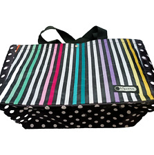 Bolsa tote LeSportsac náilon Carryall multicolorida pontos de pôquer 17,0 x 7,5 x 10,0" nova com etiquetas comprar usado  Enviando para Brazil