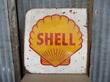 shell enamel sign for sale  POOLE