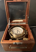 *1942 CRONÓMETRO HAMILTON MODELO 22 RELOJ BARCO SEGUNDA GUERRA MUNDIAL EE. UU. MARINA segunda mano  Embacar hacia Argentina