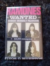 Ramones wanted poster for sale  BECKENHAM