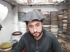 Sombrero de lana Afghani Topi Hombre Pakol Tribal Tupi Pashtun Muslim Kufi Cap segunda mano  Embacar hacia Argentina