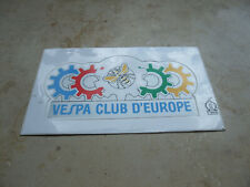 Vespa club europa d'occasion  Expédié en Belgium