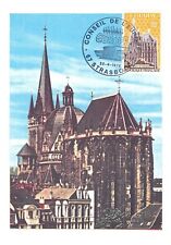 Card Maximum FDC France Cathedral Aix The Chapelle April 1972 Strasbourg segunda mano  Embacar hacia Argentina