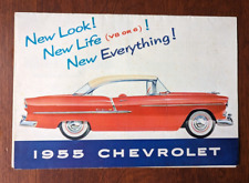 1955 chevrolet brochure for sale  Wake Forest