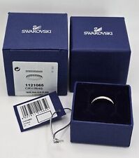 Swarovski Rare Collection White Rhodium Plated Ring, Band - 1121065 - Size 50, used for sale  Shipping to South Africa
