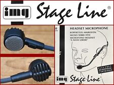 IMG Stageline HSE-20 headset microphone, superb quality, electret mic cartridge for sale  Shipping to South Africa