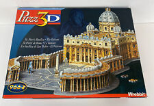 3D Bazylika św. Piotra Układanka Watykan Puzzle Boxed 966 Wrenbit 2005 na sprzedaż  Wysyłka do Poland