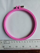 Pink embroidery hoop for sale  LLANDINAM