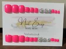 Neon pink diamante for sale  Shipping to Ireland
