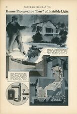 1933 First Uses of Photo Electric Cells Security Safety Burglars + Billboard for sale  Shipping to South Africa