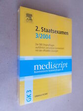 Staatsexamen 2004 mediscript gebraucht kaufen  Deutschland