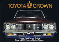 1975 TOYOTA Crown 2600 Sedan Deluxe + Station Wagon SCHWEIZ Prospekt CH brochure comprar usado  Enviando para Brazil