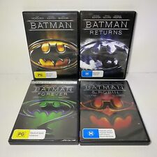Pacote de filmes Batman 4 - Batman, Forever, Returns, Batman & Robin DVD região 4 comprar usado  Enviando para Brazil