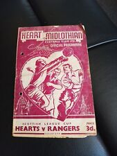 Programme hearts heart for sale  DUNBAR