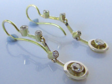 Gold diamond earrings for sale  LONDON