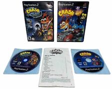 Combo de jogos Crash Bandicoot Sony PlayStation 2 PS2 testado e funciona etiquetas pretas, usado comprar usado  Enviando para Brazil