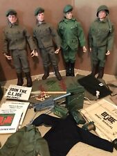 Four Patent Pending GI Joe 1964 Action Soldiers w/ Two Footlockers & Accessories for sale  Clovis