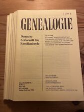 Genealogie jahrgang zeitschrif gebraucht kaufen  Bremen
