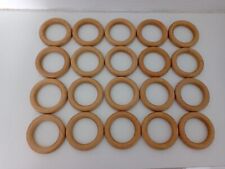 Wooden curtain rings 35mm Inside Diameter X 24 Crafts - Multi-buy Discount for sale  Shipping to South Africa