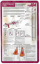 Safety card aeroflot gebraucht kaufen  Föhr